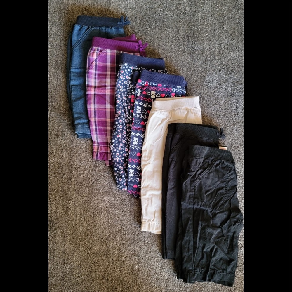 Set of 7 pairs of Faded Glory Bermuda Shorts